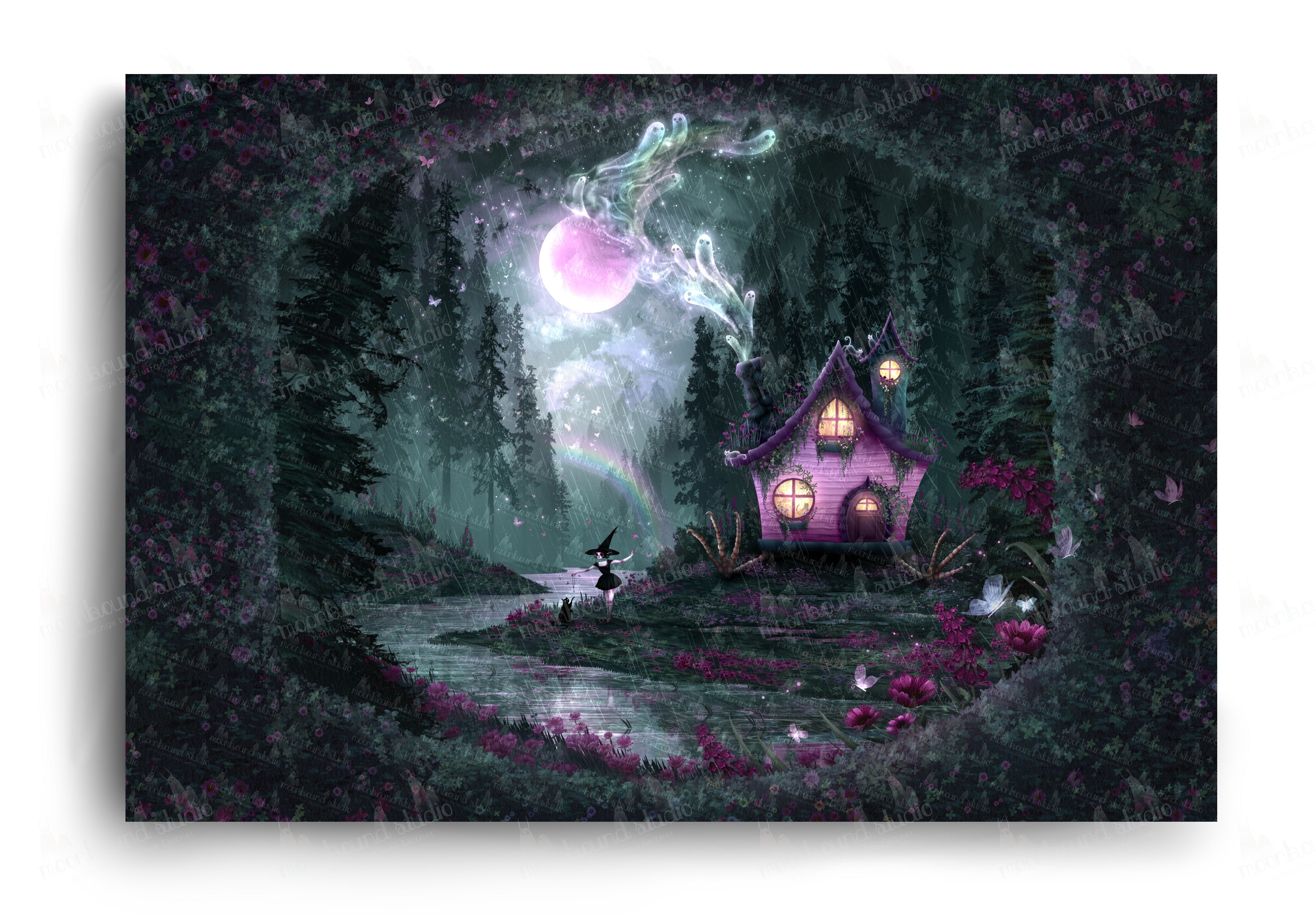 "The Witch's Trinket" 13x19 Special Edition Garden Background Wall Art Print